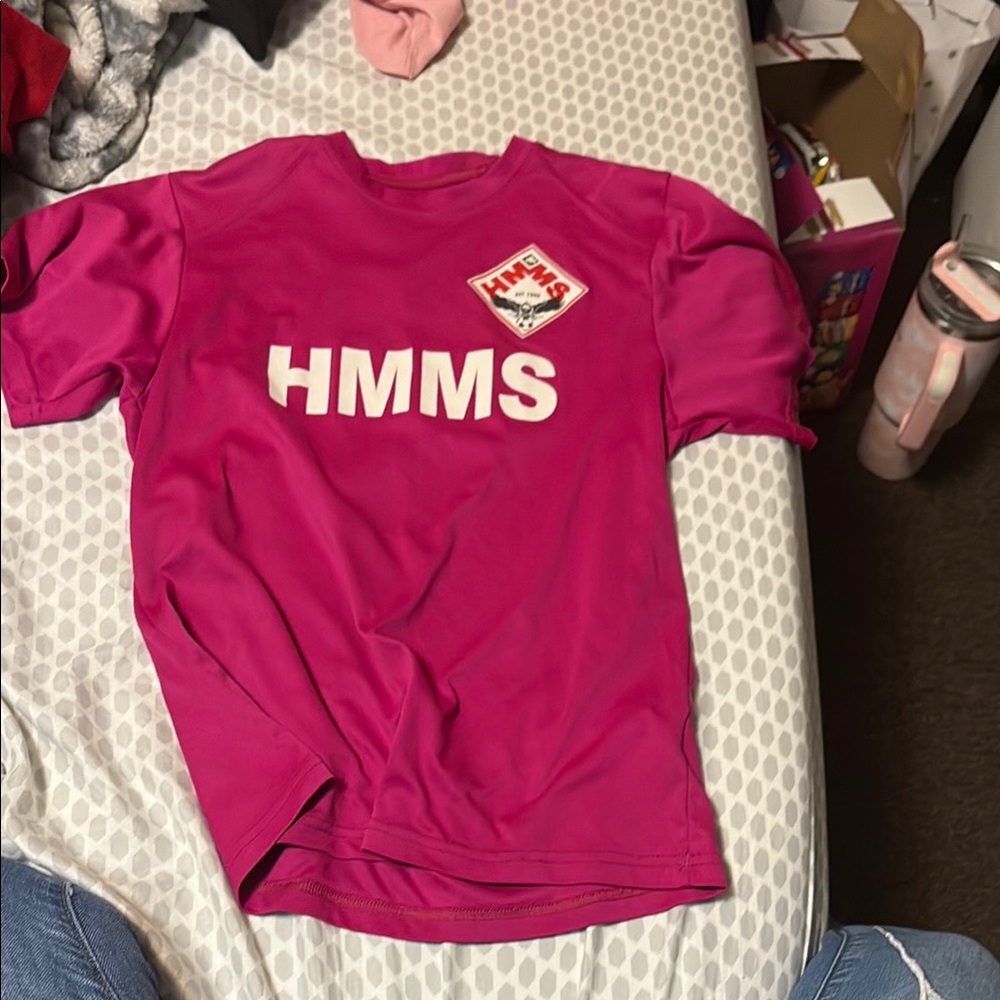 MMS Design Studio Pink Jersey Top Casual Knit